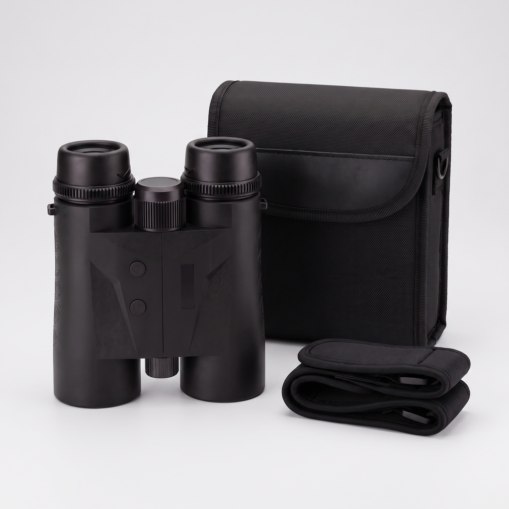 Binoculars with the padded carry case