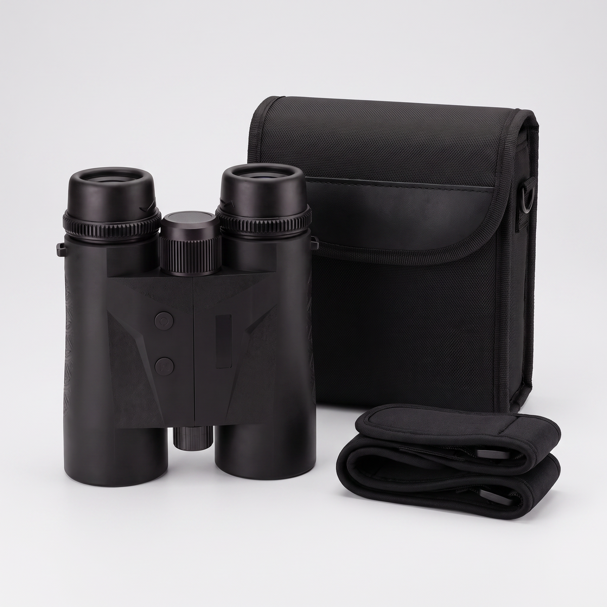 Binoculars with the padded carry case