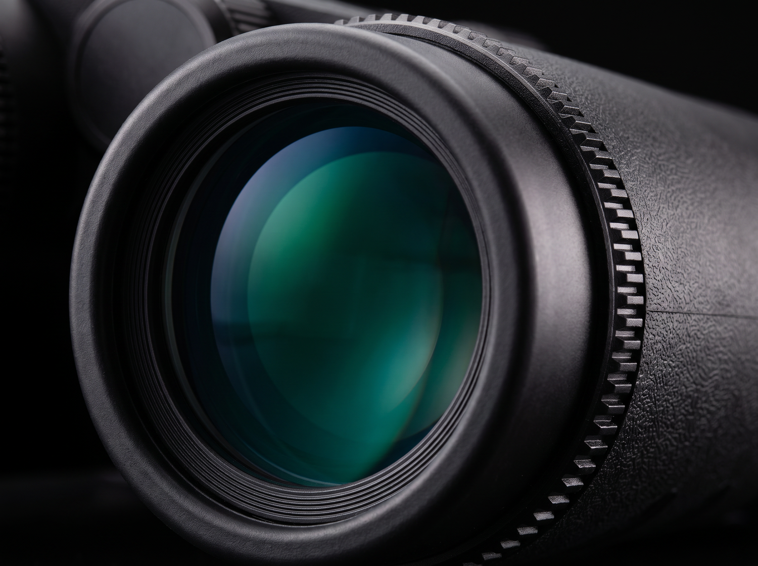 Multi coated objective lens close up