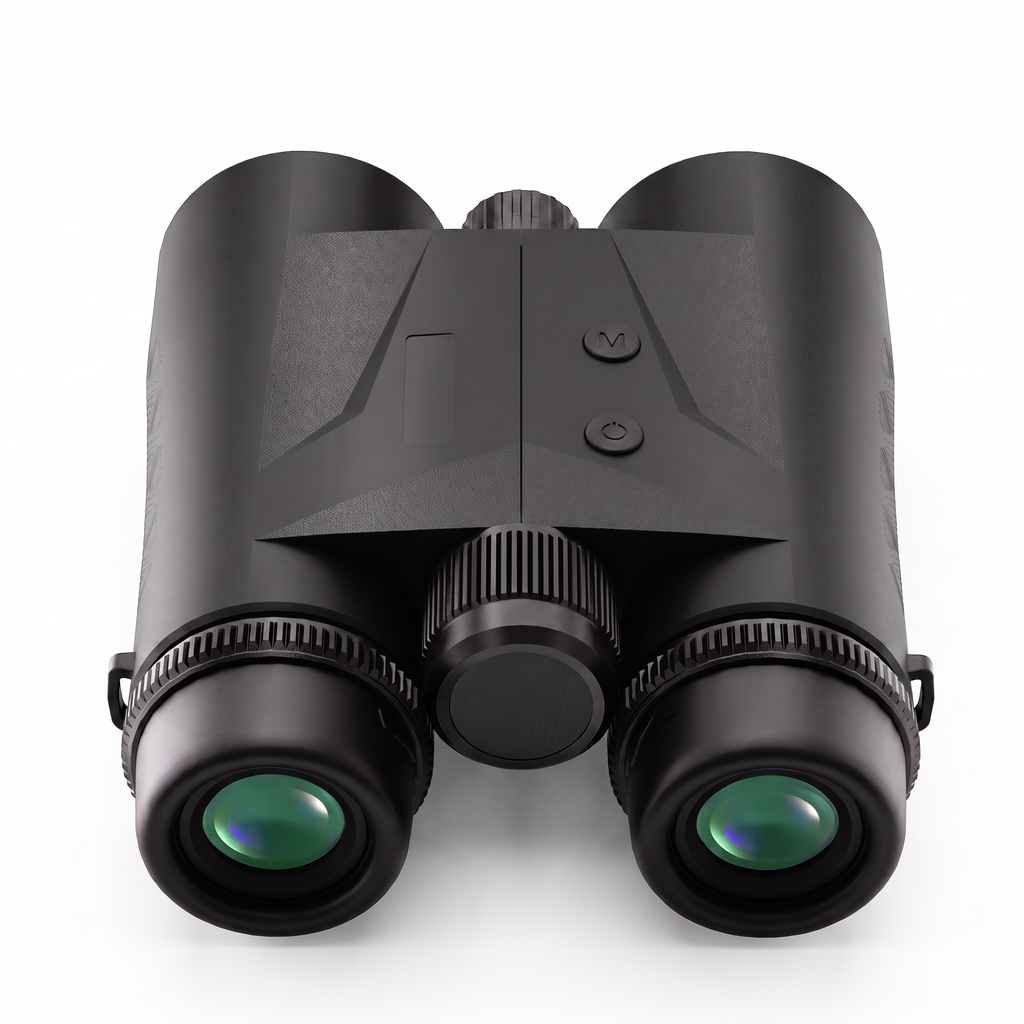 10x42 laser rangefinder binoculars in black