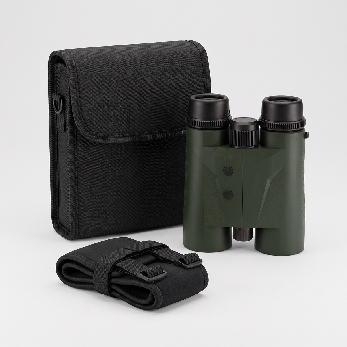 Binoculars with the padded carry case