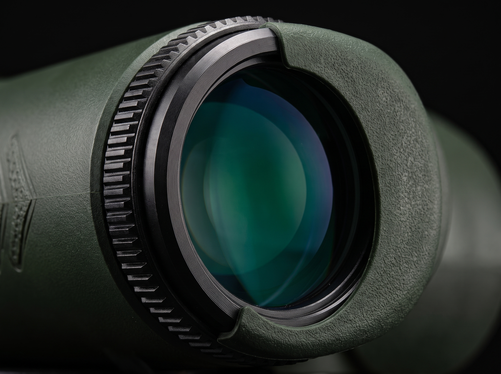 42 mm objective lens close up