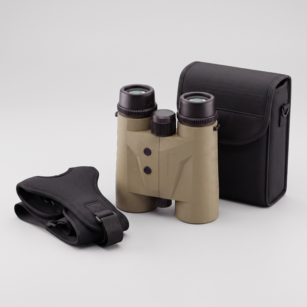Binoculars with the padded carry case