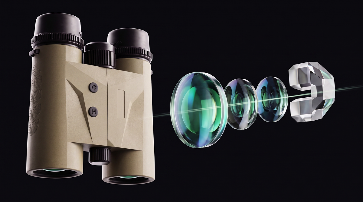 BAK4 roof prism optical stack