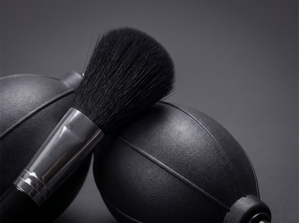 Air blower and dusting brush